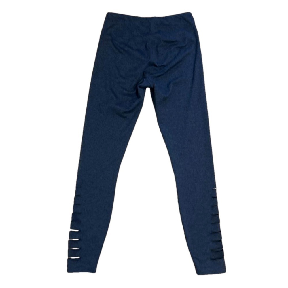 Abercrombie & Fitch Women's Blue Ripped Leggings, Extra Small - Picture 2 of 5